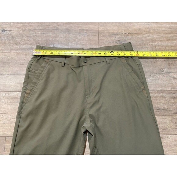 Jack Archer Jetsetter Performance Mens 31X28 Olive Smart Tech Chino Golf Pants - Picture 3 of 8